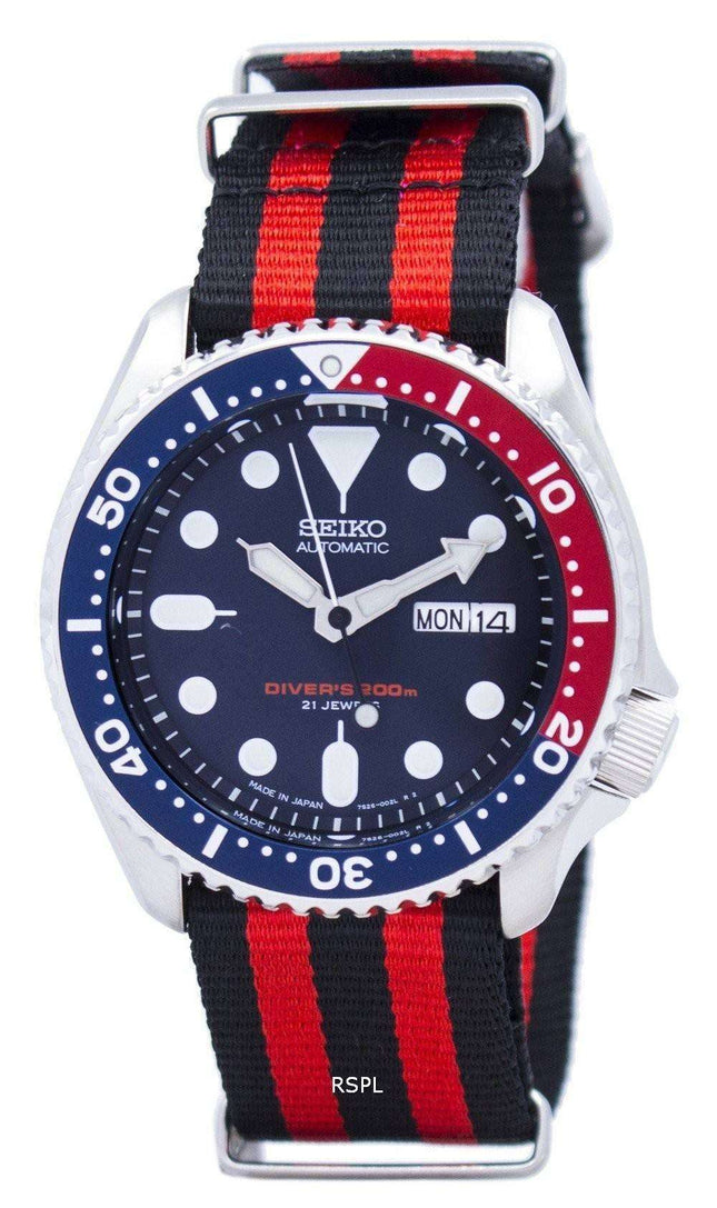 Reloj 200M la OTAN correa SKX009J1-NATO3 hombres de Seiko Automatic Diver