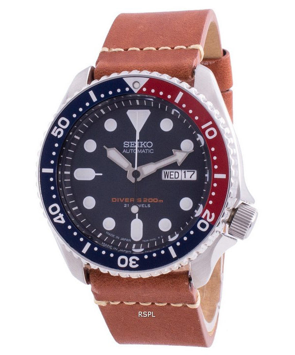 Seiko Automatic Diver&#39,s SKX009J1-var-LS21 200M Reloj para hombre hecho en Japón