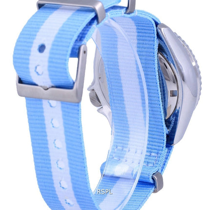 Seiko Automatic Diver&#39,s Polyester Japan Made SKX009J1-var-NATO24 200M Reloj para hombre