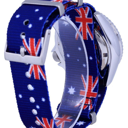 Seiko Automatic Diver&#39,s Polyester Japan Made SKX009J1-var-NATO30 200M Reloj para hombre