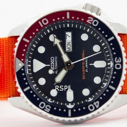 Seiko Automatic Diver&#39,s 200M NATO Strap SKX009J1-NATO7 Reloj para hombre