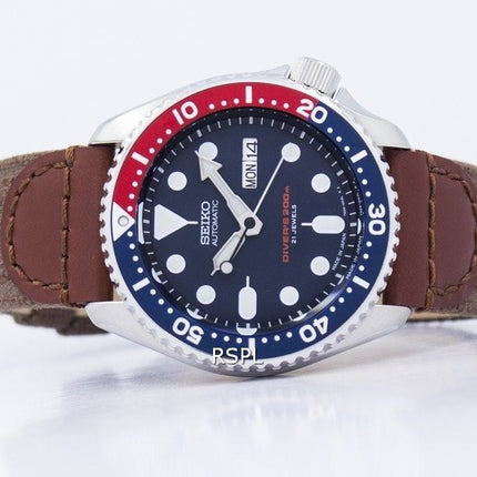 Reloj lona correa SKX009J1-NS1 200M de los hombres de Seiko Automatic Diver