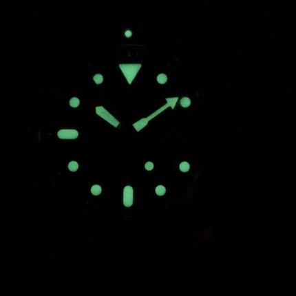 Reloj 200M cuero azul oscuro Varonil de correa de Seiko automático SKX009K1-LS15 Diver