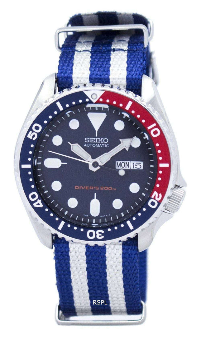 Reloj 200M la OTAN correa SKX009K1-NATO2 hombres de Seiko Automatic Diver