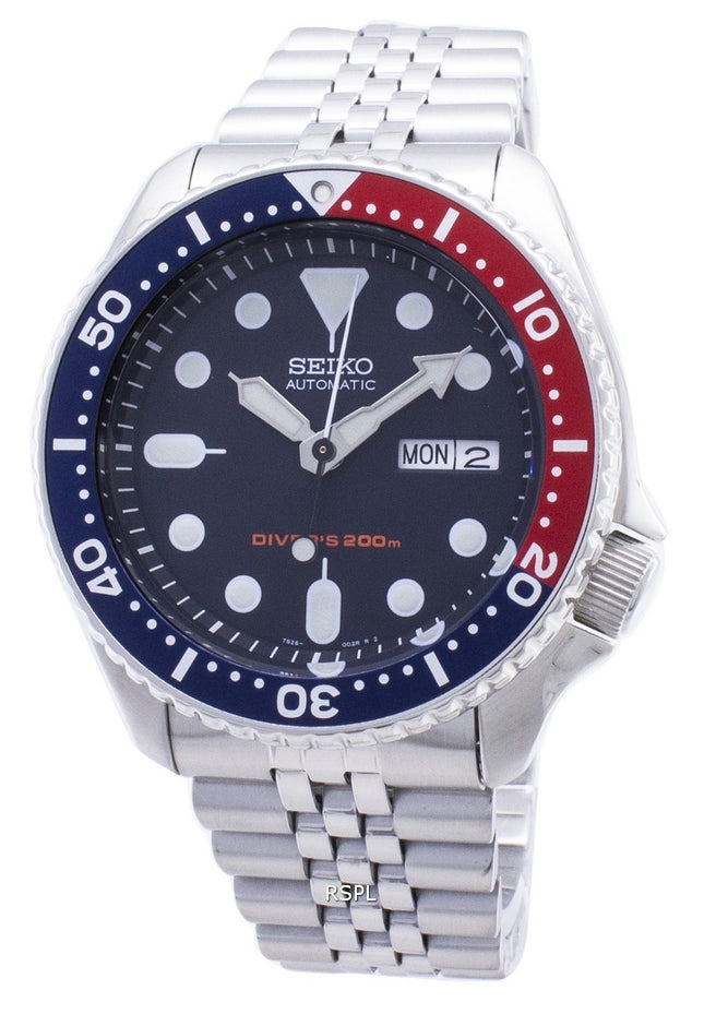 Reloj Seiko Automático de Buceo 200M Jubilee con Pulsera SKX009K2 para Hombre Reacondicionado