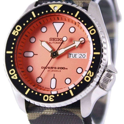 Reloj para hombre Seiko Automatic Diver's 200M Army OTAN SKX011J1-NATO5