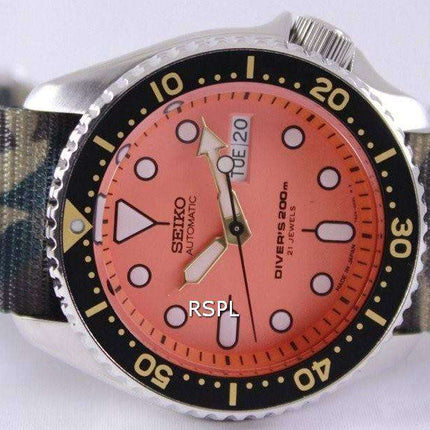 Reloj para hombre Seiko Automatic Diver's 200M Army OTAN SKX011J1-NATO5
