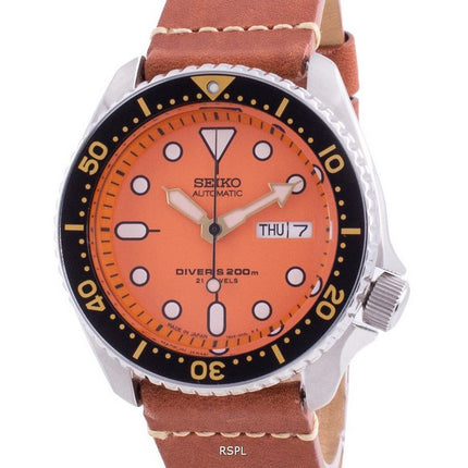 Seiko Automatic Diver',s SKX011J1-var-LS21 200M Reloj para hombre hecho en Japón