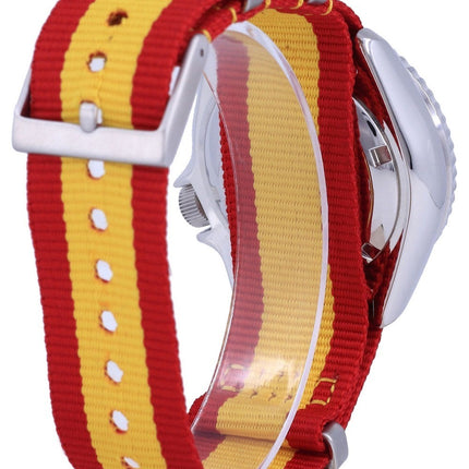 Reloj para hombre Seiko Automatic Diver&#39,s Japan Made Polyester SKX011J1-var-NATO29 200M