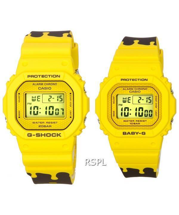 Casio G-Shock y Baby-G Digital Honey Inspired Edición limitada de cuarzo SLV-22B-9 SLV22B-9 Reloj de pareja