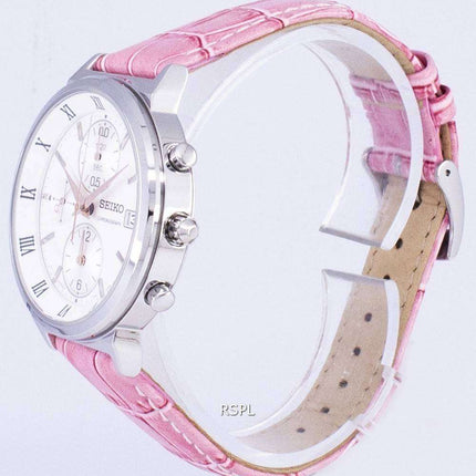 Seiko cronógrafo Quartz SNDV35 SNDV35P1 SNDV35P reloj de mujer
