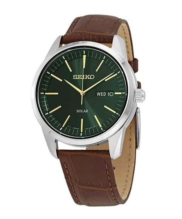 Seiko Conceptual SNE529P SNE529P1 SNE529 Reloj analógico solar para hombre