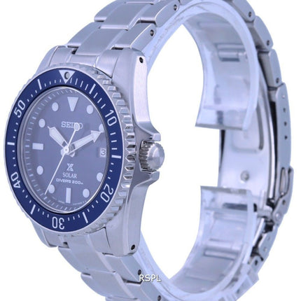 Reloj Seiko Prospex esfera azul solar SNE585 SNE585P1 SNE585P 200M para hombre