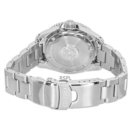 Reloj Seiko Prospex de acero inoxidable con esfera azul, solar, para buceo, SNE595P1, 200 m, para hombre