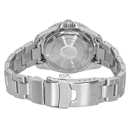 Reloj Seiko Prospex de acero inoxidable con esfera negra, solar, para buceo, SNE597P1, 200 m, para hombre