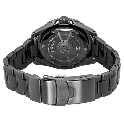 Reloj Seiko Prospex SNE599P1 para hombre, de acero inoxidable, esfera negra, solar, para buceo, resistente al agua hasta 200 m.