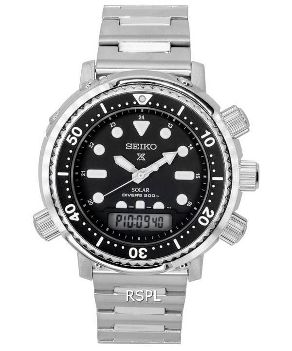 Reloj Seiko Prospex Arnie Hybrid Diver's 40th Anniversary Solar Diver's SNJ033 SNJ033P1 SNJ033P 200M para hombre
