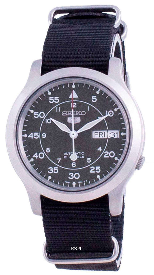 Seiko 5 Military SNK805K2-var-NATO13 Herrenuhr mit automatischem Nylonarmband
