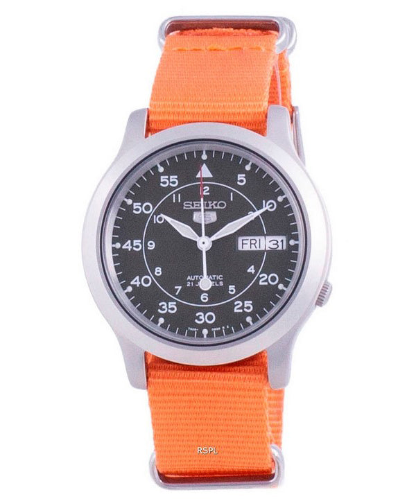 Seiko 5 Military SNK805K2-var-NATO14 Herrenuhr mit automatischem Nylonarmband