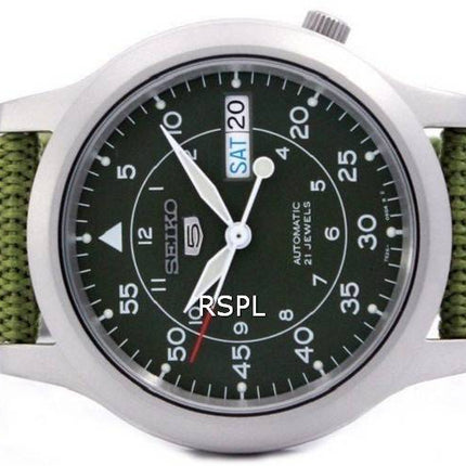 Reloj Seiko 5 Military Automático de nailon SNK805K2 para hombre reacondicionado