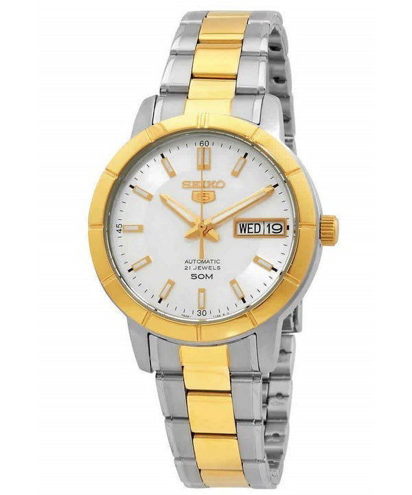 Reloj Seiko 5 automático con esfera plateada SNK892 SNK892K1 SNK892K para mujer reacondicionado