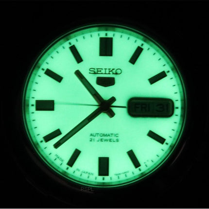 Reloj Seiko 5 automático de acero inoxidable con esfera verde SNKK19 SNKK19J1 SNKK19J para hombre reacondicionado