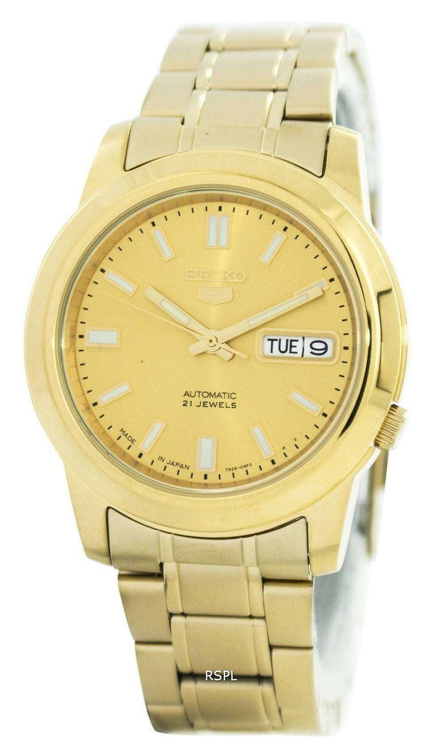 Seiko 5 automático 21 rubíes Japón SNKK20 SNKK20J1 SNKK20J Watch de Men