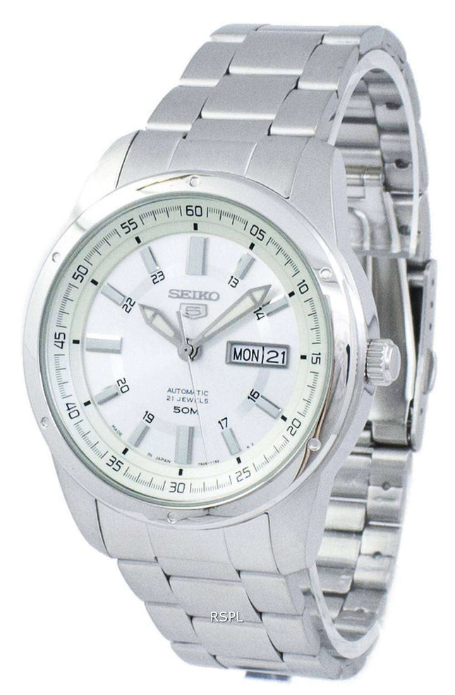 Seiko 5 automático Japón hizo SNKN09 SNKN09J1 SNKN09J Watch de Men