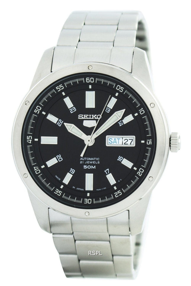 Seiko 5 automático 21 rubíes Japón SNKN13 SNKN13J1 SNKN13J Watch de Men