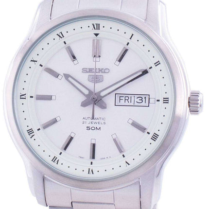 Reloj Seiko 5 automático con esfera blanca SNKP09 SNKP09K1 SNKP09K para hombre