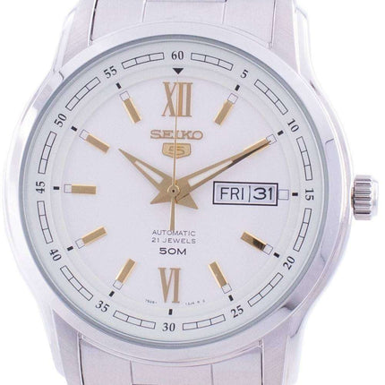Reloj Seiko 5 automático con esfera blanca SNKP15 SNKP15K1 SNKP15K para hombre