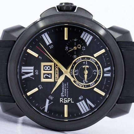Reloj Seiko Premier Kinetic Perpetuo Calendario SNP145 SNP145P1 SNP145P de los hombres