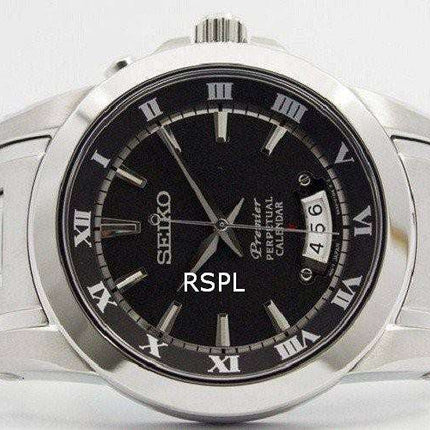 Seiko Premier Calendario perpetuo SNQ147P1 SNQ147P reloj de hombres