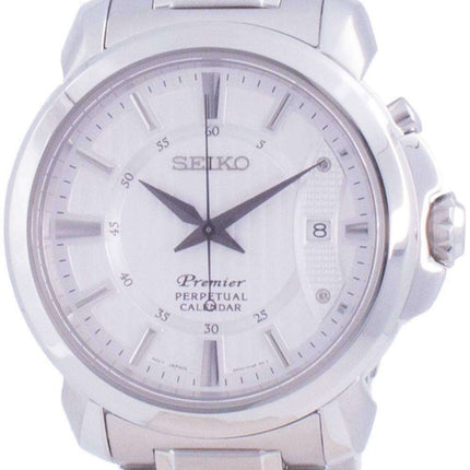 Seiko Premier Perpetual Calendar Quartz SNQ155 SNQ155P1 SNQ155P 100M Herreur
