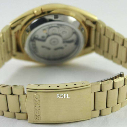Reloj Seiko 5 automático con esfera dorada SNXL72K1 SNXL72K para hombre reacondicionado