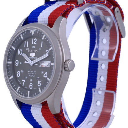 Seiko 5 Sports Automatic Japan Made SNZG09J1-var-NATO25 100M Reloj para hombre