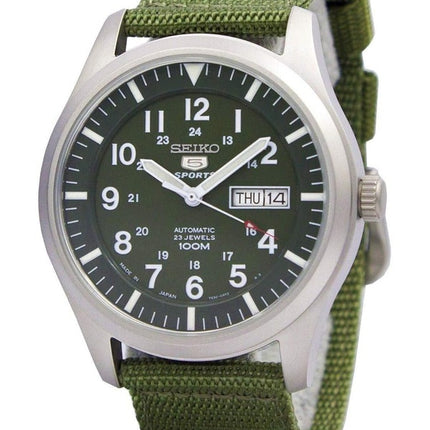 Seiko 5 Military Automatic Sports Japan Made SNZG09 SNZG09J1 SNZG09J Reloj para hombre