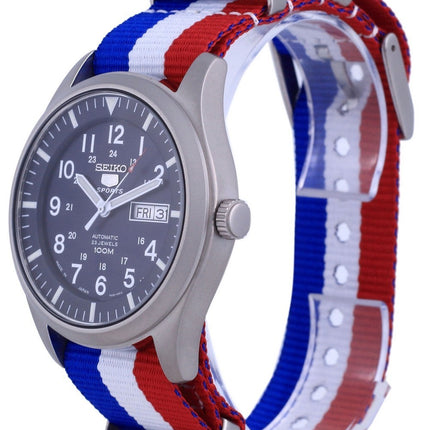 Seiko 5 Sports Automatic Polyester SNZG11J1-var-NATO25 100M Reloj para hombre