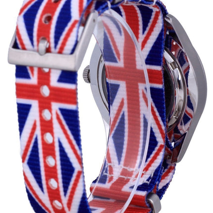 Reloj Seiko 5 Sports automático de poliéster SNZG11J1-var-NATO28 100M para hombre