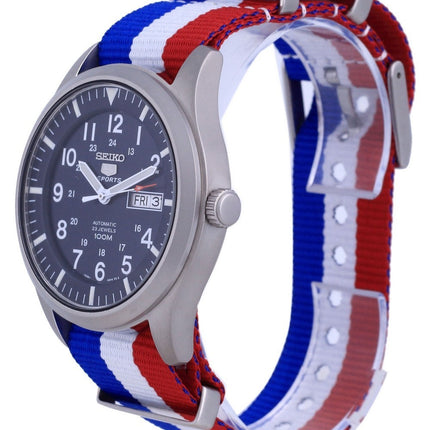 Reloj Seiko 5 Sports automático de poliéster SNZG11K1-var-NATO25 100M para hombre