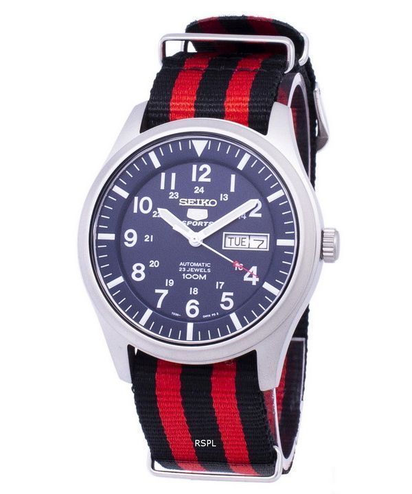 Seiko 5 Sports automático OTAN correa SNZG11K1 NATO3 Watch de Men