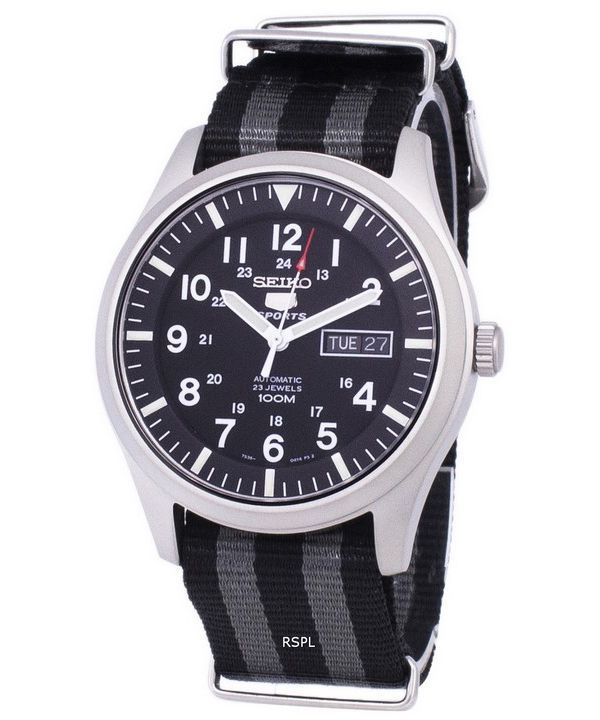 Seiko 5 Sports automático OTAN correa SNZG15K1-NATO1 Watch de Men