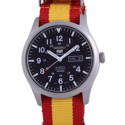 Seiko 5 Sports Automatic Polyester SNZG15K1-var-NATO29 100M Reloj para hombre