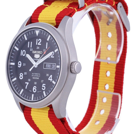 Seiko 5 Sports Automatic Polyester SNZG15K1-var-NATO29 100M Reloj para hombre