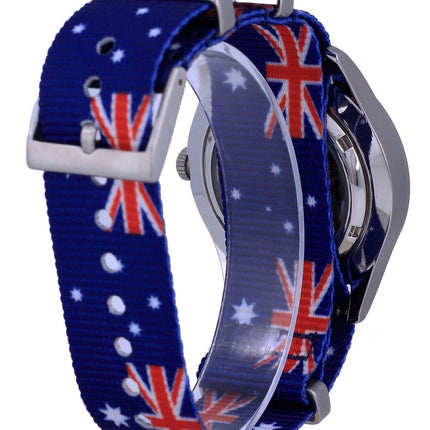 Seiko 5 Sports Automatic Polyester SNZG15K1-var-NATO30 100M Reloj para hombre