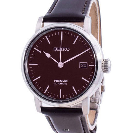 Seiko Presage Riki Watanabe Automatic Brown Enamel SPB115 SPB115J1 SPB115J Japan Made 100M Reloj para hombre
