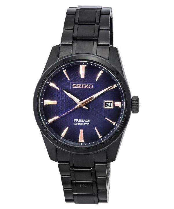 Seiko Presage Akebono Sharp Edged Series Edición limitada Esfera azul Automático SPB363J1 100M Reloj para hombre