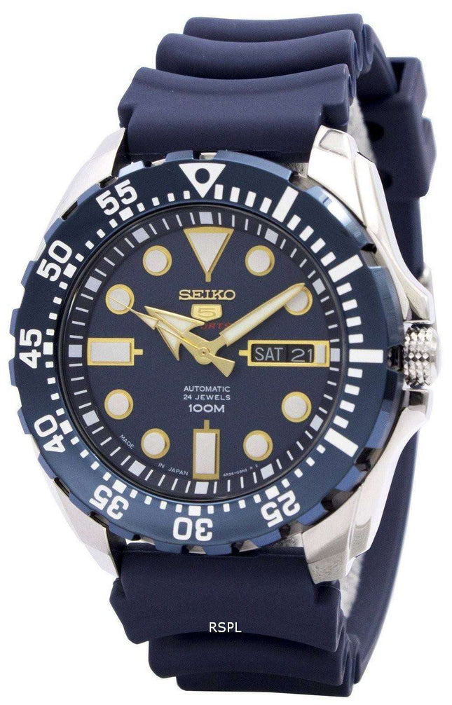 Reloj Seiko 5 Sports automático de 24 joyas, fabricado en Japón, SRP605J2, para hombre, reacondicionado
