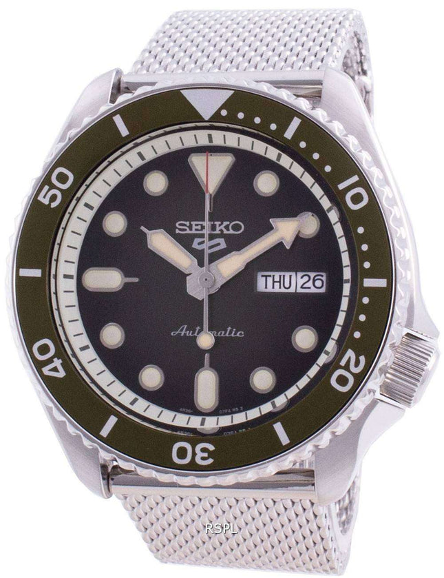 Seiko 5 Trajes deportivos Estilo automático SRPD75 SRPD75K1 SRPD75K 100M Reloj para hombre