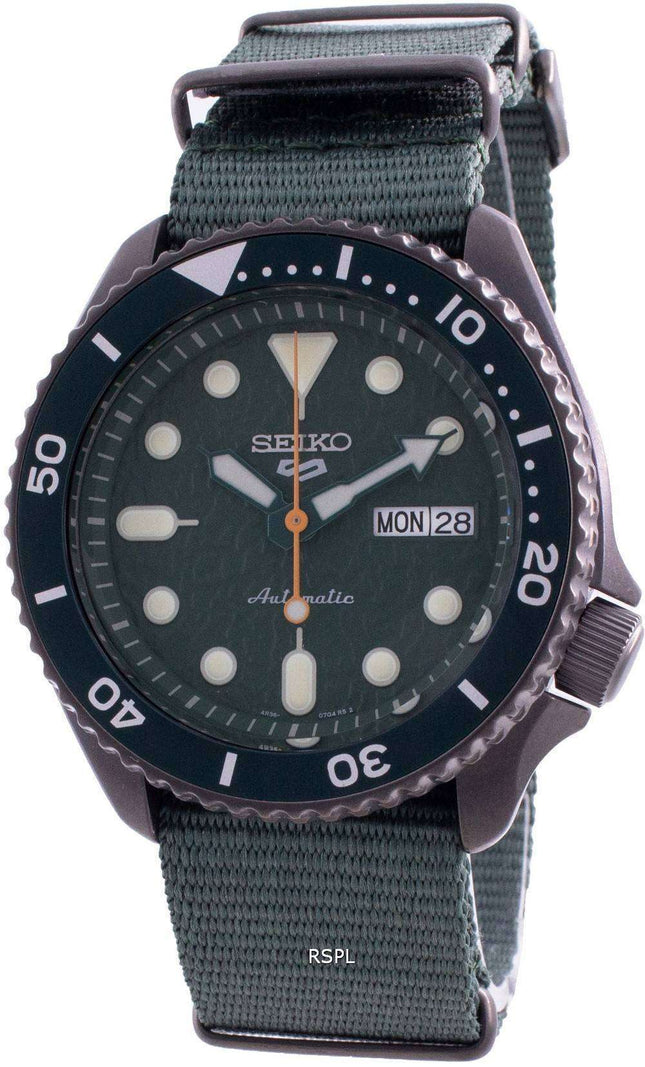 Seiko 5 Sports Sense Style Automatic SRPD77 SRPD77K1 SRPD77K 100M Reloj para hombre